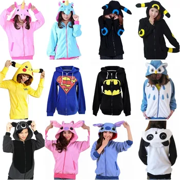 Fashion Women Girls Zipper Long Sleeve Cute Animal Unicorn Pokemon Panda Hoodies Fashion Cartoon Stitch Sweatshirts Tracksuits
Fashion Women Girls Zipper Long Sleeve Cute Animal Unicorn Pokemon Panda Hoodies Fashion Cartoon Stitch Sweatshirts Tracksuits