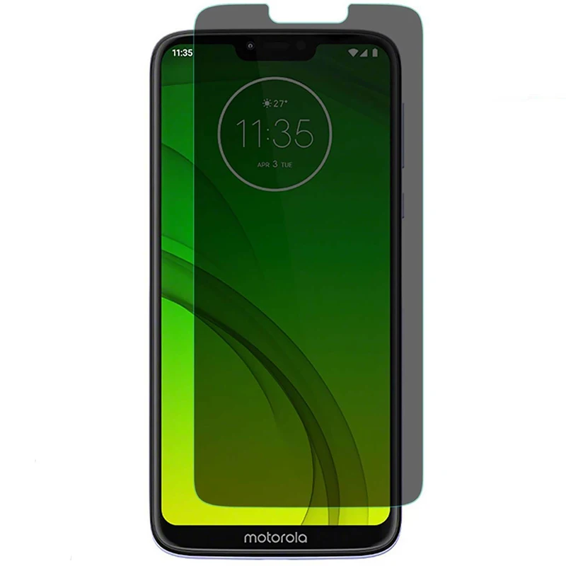 EXUNTON анти-шпионская Защитная пленка для экрана Motorola Moto G7 Power Plus антибликовое