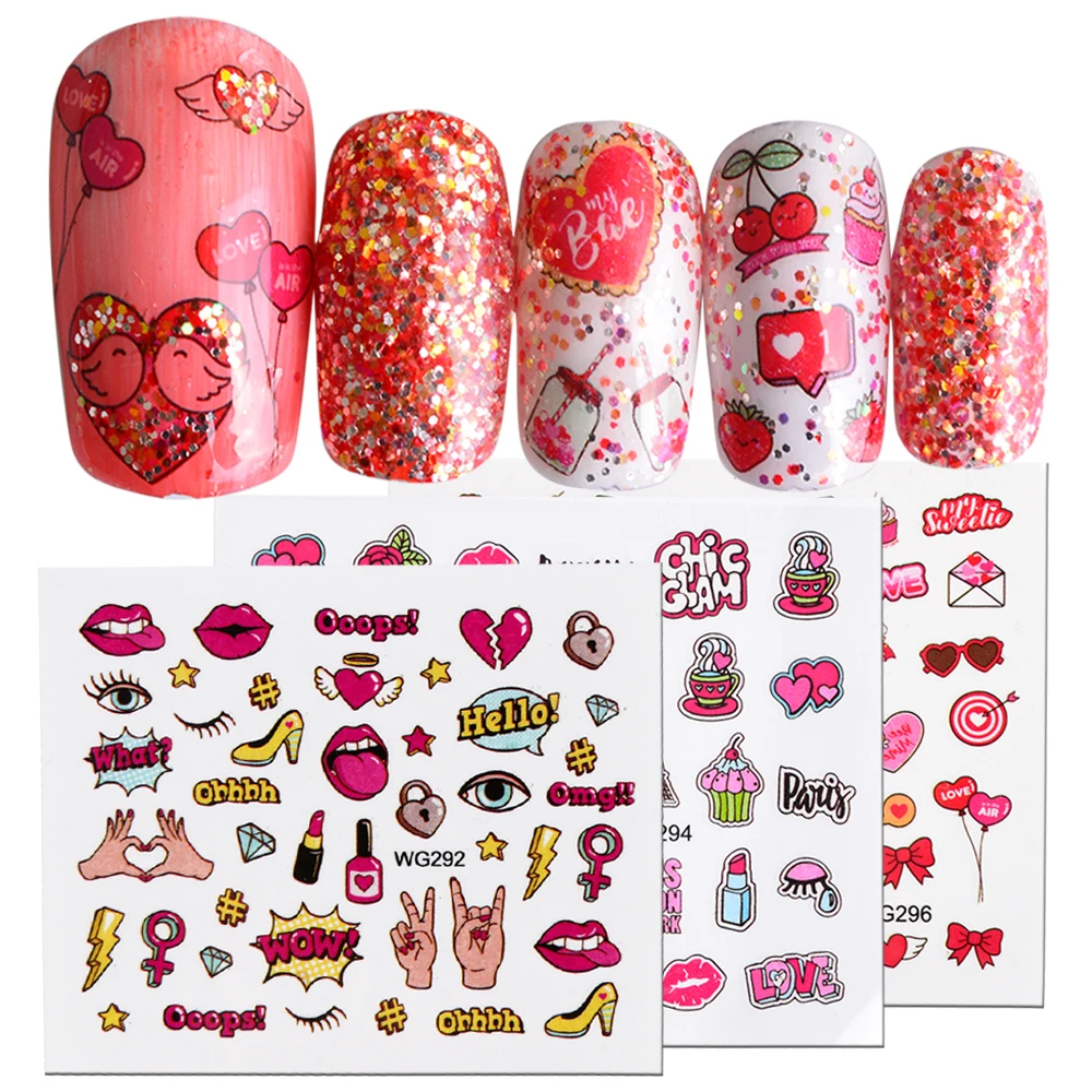 1pcs Nail Sticker Water Decals Sliders for Nail Art Decoration Cute Cartoon Flower Animal Wraps Manicure Accessories WG291-299
1pcs Nail Sticker Water Decals Sliders for Nail Art Decoration Cute Cartoon Flower Animal Wraps Manicure Accessories WG291-299