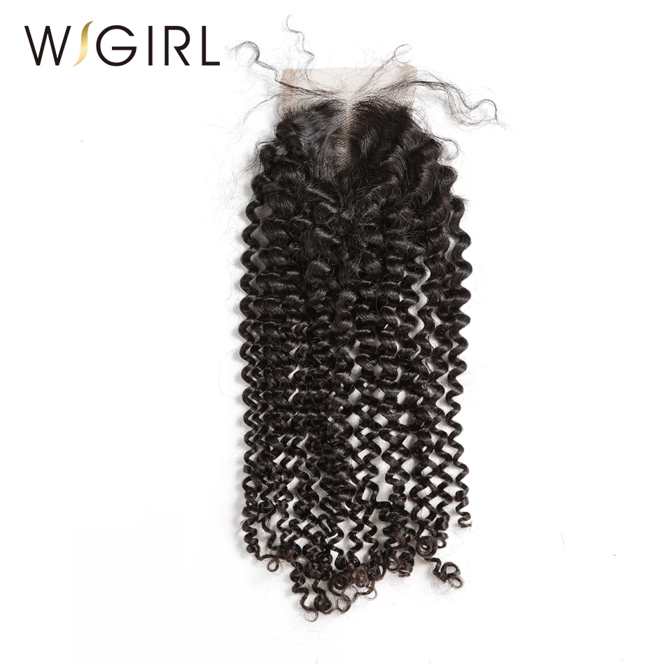 Wigirl Hair Human Hair Kinky Curly Closure 4x4 Lace Closure with Baby Hair Brazilian Remy Hair Products Free Shipping 
Wigirl Hair Human Hair Kinky Curly Closure 4x4 Lace Closure with Baby Hair Brazilian Remy Hair Products Free Shipping