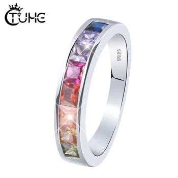 Cubic Zirconia Colorful Jewelry for Women Girl Minimal Elegant Rainbow Delicate Dainty Fashion Huggie cz Rings for Women Girls
Cubic Zirconia Colorful Jewelry for Women Girl Minimal Elegant Rainbow Delicate Dainty Fashion Huggie cz Rings for Women Girls