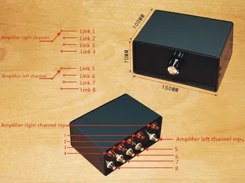 2019 NEW Mini Stereo 4-IN-1-OUT RCA Signal Input Audio Splitter/Switcher Volume Controle
2019 NEW Mini Stereo 4-IN-1-OUT RCA Signal Input Audio Splitter/Switcher Volume Controle