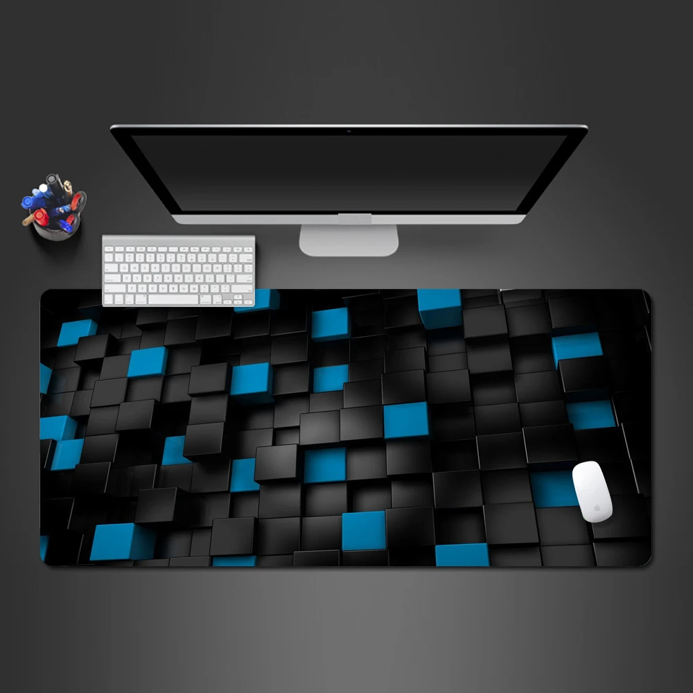 Personality Simple Mouse Pad High Quality Blue And Black 3d Art Style Keyboard Mouse Desktop Pads Rubber Wash Game Mouse Pad
Personality Simple Mouse Pad High Quality Blue And Black 3d Art Style Keyboard Mouse Desktop Pads Rubber Wash Game Mouse Pad