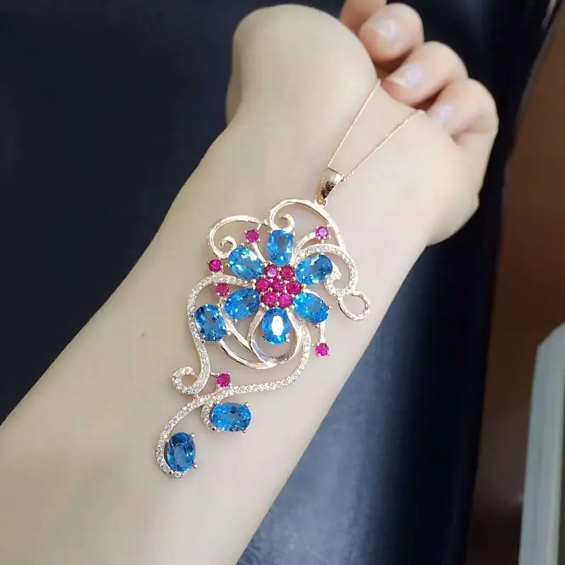 2017 Qi Xuan_Blue Stone Simple Elegant Pendant Necklace_Real Blue Stone Necklace_Quality Guaranteed_Manufacturer Directly Sale
2017 Qi Xuan_Blue Stone Simple Elegant Pendant Necklace_Real Blue Stone Necklace_Quality Guaranteed_Manufacturer Directly Sale