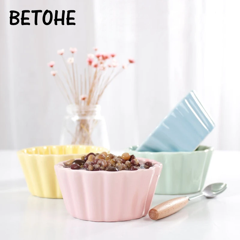 BETOHE Creative Baking Bowl Baking Ceramic Tableware Bowl Cake Cup Oven Mould Yogurt Cup Pudding Bowl
BETOHE Creative Baking Bowl Baking Ceramic Tableware Bowl Cake Cup Oven Mould Yogurt Cup Pudding Bowl