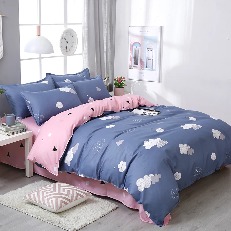 3/4pcs/set Brief Cloud Printing Textile Bedding Set Include Duvet Cover &Sheets&Pillowcases Cover Comfortable Home Bed Set
3/4pcs/set Brief Cloud Printing Textile Bedding Set Include Duvet Cover &Sheets&Pillowcases Cover Comfortable Home Bed Set