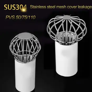 304 Stainless Steel Drain Outdoor Roof Anti - Blocking Line Cap Round Net Cover Drainage Floor Line Leak Gutter Guard Filter
304 Stainless Steel Drain Outdoor Roof Anti - Blocking Line Cap Round Net Cover Drainage Floor Line Leak Gutter Guard Filter
