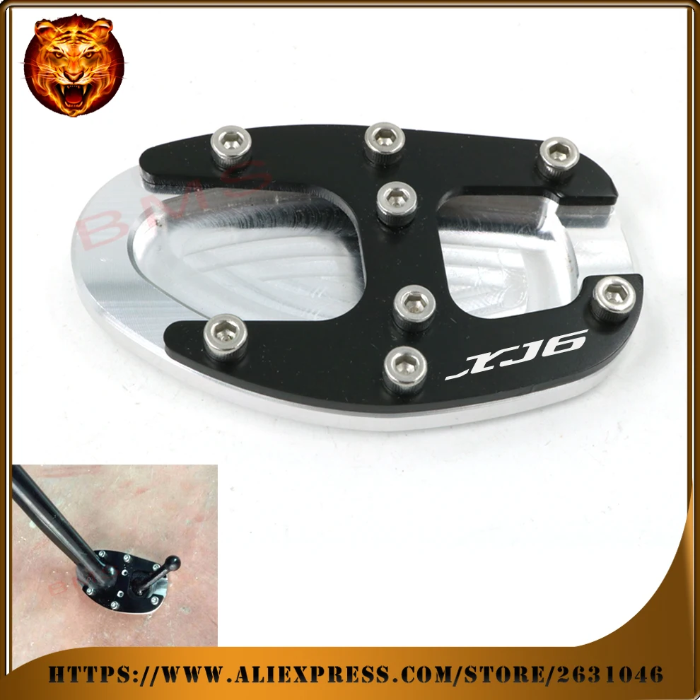 Motorcycle foot Side Kickstand pad Stand Extension Support Plate For YAMAHA XJ6 Diversion F free shipping logo 2009-2013
Motorcycle foot Side Kickstand pad Stand Extension Support Plate For YAMAHA XJ6 Diversion F free shipping logo 2009-2013