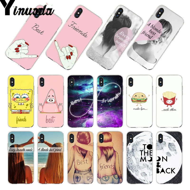 Yinuoda For iphone 7 6 X Best Friends Soft Coque Phone Case for iPhone 8 7 6 6S Plus X 10 5 5S SE 5C XS XR Cover Fundas
Yinuoda For iphone 7 6 X Best Friends Soft Coque Phone Case for iPhone 8 7 6 6S Plus X 10 5 5S SE 5C XS XR Cover Fundas