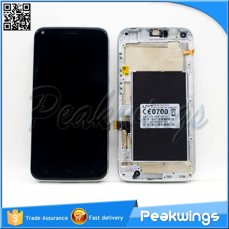 100% Tested LCD For Umi Diamond Umi Diamond X LCD Display With Touch Screen Assembly With Frame
100% Tested LCD For Umi Diamond Umi Diamond X LCD Display With Touch Screen Assembly With Frame