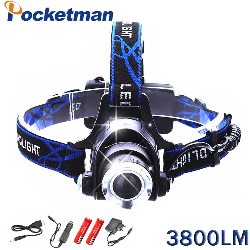 LED Headlight 3800lm XML-T6 Led Headlamp Zoom Head Flashlight Adjustable Head Lamp18650 Battery Front Lampe Light
LED Headlight 3800lm XML-T6 Led Headlamp Zoom Head Flashlight Adjustable Head Lamp18650 Battery Front Lampe Light