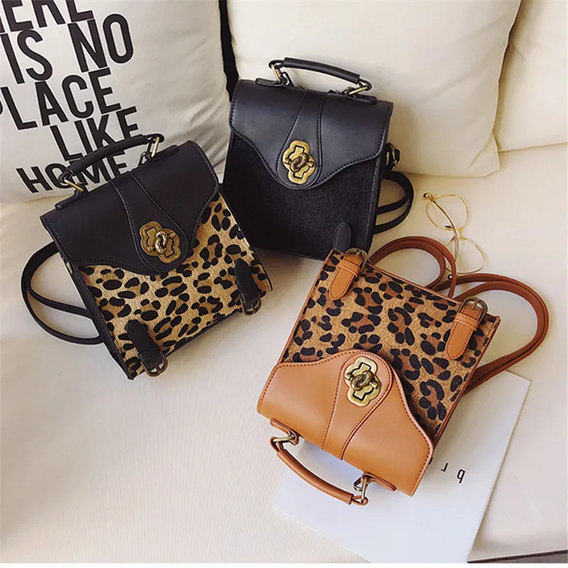 Hot Leopard Series Mini Shoulder Bag High Quality PU Leather Fashion Retro Lock Small Backpack Women's Bag
Hot Leopard Series Mini Shoulder Bag High Quality PU Leather Fashion Retro Lock Small Backpack Women's Bag