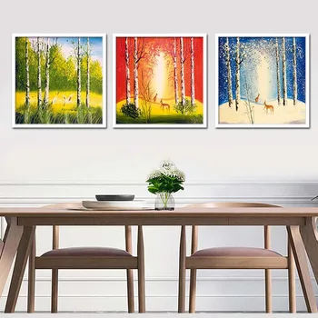 painting by numbers art paint by number Spring Summer Autumn Winter Woods landscape deer Living room with bedroom decoration diy
painting by numbers art paint by number Spring Summer Autumn Winter Woods landscape deer Living room with bedroom decoration diy