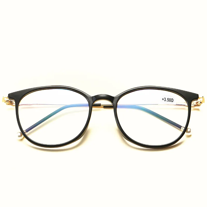 

New Design Women Style CR39 Lenses Reading Glasses Fashion Full Rim Round Presbyopia Eyewear for Women oculos de leitura