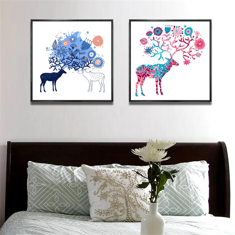 YongHe Nordic Home Decorative Oil Painting Colorful Elk Customizable Sizes Spray Painting wall deco Frameless Poster For bedroom
YongHe Nordic Home Decorative Oil Painting Colorful Elk Customizable Sizes Spray Painting wall deco Frameless Poster For bedroom
