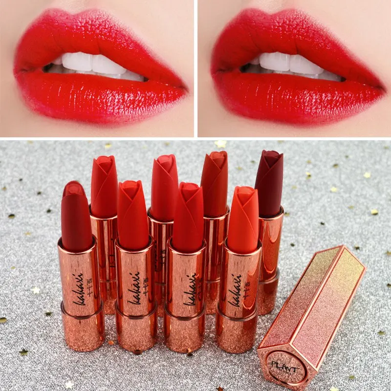 Flower Shape Lipstick Matte Lipstick Flower Shape Waterproof Easy To Color Cosmetic Beauty Lipsticks
Flower Shape Lipstick Matte Lipstick Flower Shape Waterproof Easy To Color Cosmetic Beauty Lipsticks