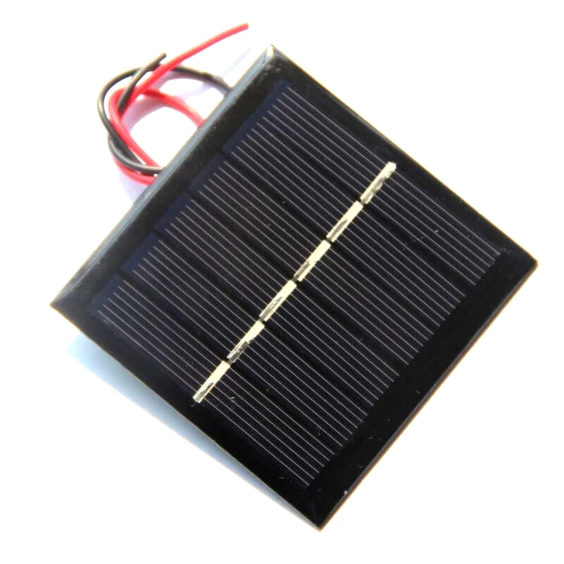 BUHESHUI 0.6W 3V Mini Solar Cell With Wire Polycrystalline Solar Panel DIY Solar Charger Battery For 2.4V Education Kits 65*65MM
BUHESHUI 0.6W 3V Mini Solar Cell With Wire Polycrystalline Solar Panel DIY Solar Charger Battery For 2.4V Education Kits 65*65MM