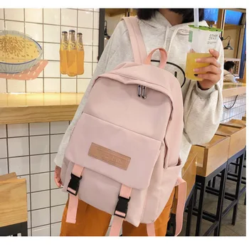 Teenage School Backpack for Girls Bag Pack Women Waterproof Nylon Preppy Student Back Pack Teen School Bag Big Back Bag Black
Teenage School Backpack for Girls Bag Pack Women Waterproof Nylon Preppy Student Back Pack Teen School Bag Big Back Bag Black