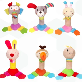 Baby Soft Plush Cartoon Animal Rattles Handbells Baby Bedside Pendant Hanging Hand Jingle Ring Toy
Baby Soft Plush Cartoon Animal Rattles Handbells Baby Bedside Pendant Hanging Hand Jingle Ring Toy