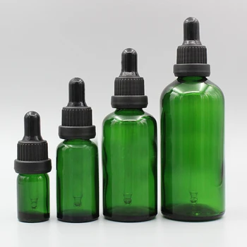 2/10pcs 5ml 10ml 15ml 20ml 30ml 50ml 100ml Empty Green Glass Essential Oil Bottle Refillable Container with Black Plastic Cover
2/10pcs 5ml 10ml 15ml 20ml 30ml 50ml 100ml Empty Green Glass Essential Oil Bottle Refillable Container with Black Plastic Cover
