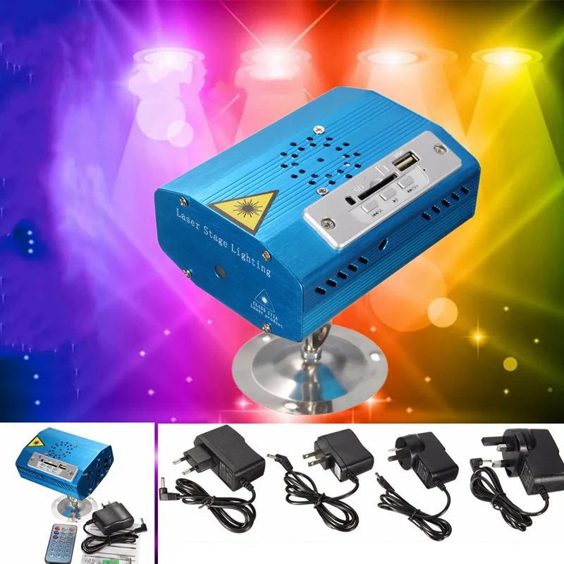 bluetooth USB Mini LED Stage Light Laser Stage Lighting Effect USB SD Projector for Disco Party DJ Club New Year Decor Lights
bluetooth USB Mini LED Stage Light Laser Stage Lighting Effect USB SD Projector for Disco Party DJ Club New Year Decor Lights