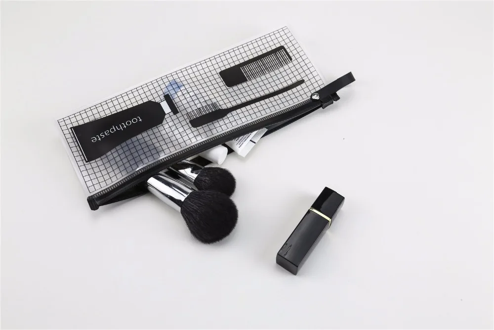 DEZEMIN Travel Toiletry Pouch for Toothbrush Toothpaste Makeup Bag for Makeup Brush Business Trip (7)