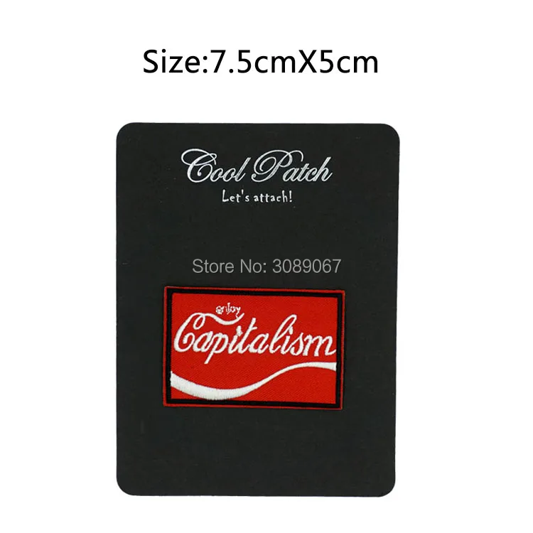 3" ENJOY CAPITALISM MOTORCYCLE JACKET LEATHER VEST MORALE BIKER PATCH Embroidered Motorcycle Patch IRON ON Badge
3" ENJOY CAPITALISM MOTORCYCLE JACKET LEATHER VEST MORALE BIKER PATCH Embroidered Motorcycle Patch IRON ON Badge