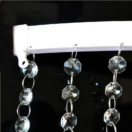 Crystal bead Curtain track Screen Tool Windows And Balconies Bending Curtain Rod Straight Rail Steel 1meter
Crystal bead Curtain track Screen Tool Windows And Balconies Bending Curtain Rod Straight Rail Steel 1meter
