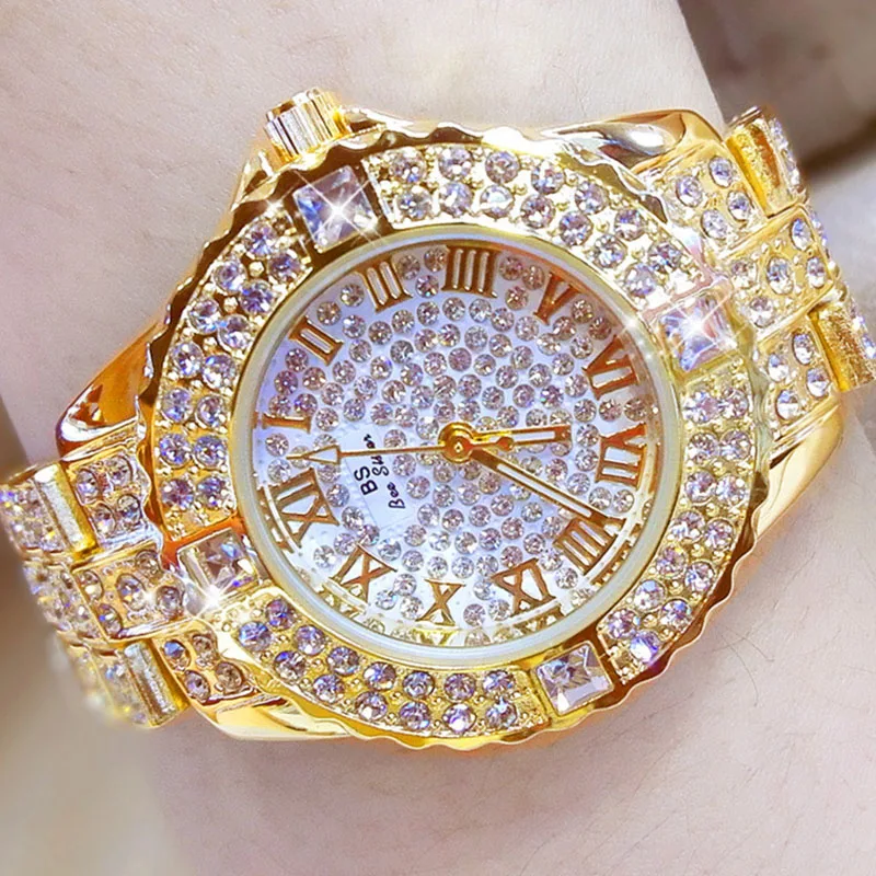 SEYRNOW Watches for Women Full of Diamonds Quartz Watch Roman Numerals Dial Clock Women Ladies Wrist Watches Relogio Feminino
SEYRNOW Watches for Women Full of Diamonds Quartz Watch Roman Numerals Dial Clock Women Ladies Wrist Watches Relogio Feminino