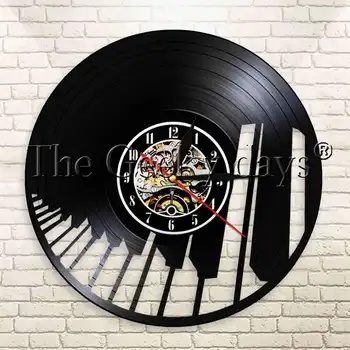 1Piece Piano Keyboard Pianist Music Instrument Vinyl Record Wall Clock Musician Wall Hanging Decor Modern Wall Clock
1Piece Piano Keyboard Pianist Music Instrument Vinyl Record Wall Clock Musician Wall Hanging Decor Modern Wall Clock