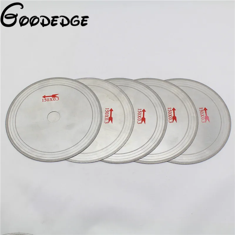 5Pcs 6" inch Super-Thin Diamond Lapidary Saw Blade Gems Cutting DiscJade emerald agate ultra thin slice
5Pcs 6" inch Super-Thin Diamond Lapidary Saw Blade Gems Cutting DiscJade emerald agate ultra thin slice