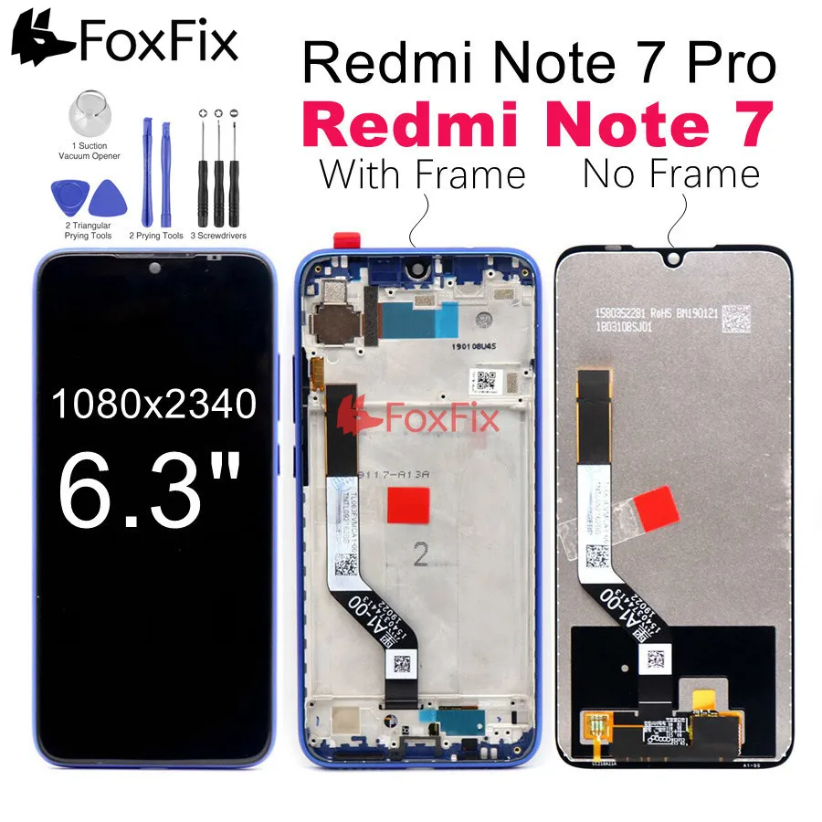 For Xiaomi Redmi Note 7 LCD Display Touch Screen Digitizer With Frame Redmi Note 7 LCD Screen Note7 Pro Display Replacement
For Xiaomi Redmi Note 7 LCD Display Touch Screen Digitizer With Frame Redmi Note 7 LCD Screen Note7 Pro Display Replacement