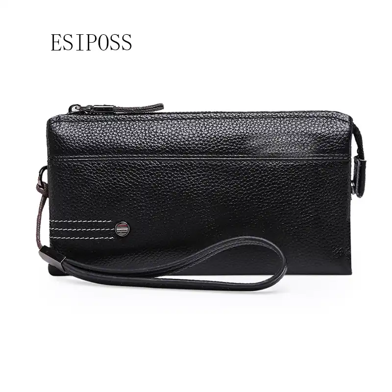 male hand purse