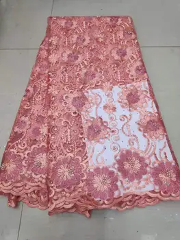 Hot Sale French Tulle Lace Fabric 2019 High Quality Nigerian Lace Fabric Embroidery African Lace Fabric For Party Dress(7-19 
Hot Sale French Tulle Lace Fabric 2019 High Quality Nigerian Lace Fabric Embroidery African Lace Fabric For Party Dress(7-19