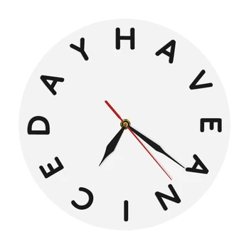 1Piece Have A Nice Day Round Wall Clock Acrylic Modern Wall Clock Home Decor Wall Art Handmade Gift For Best Friends
1Piece Have A Nice Day Round Wall Clock Acrylic Modern Wall Clock Home Decor Wall Art Handmade Gift For Best Friends