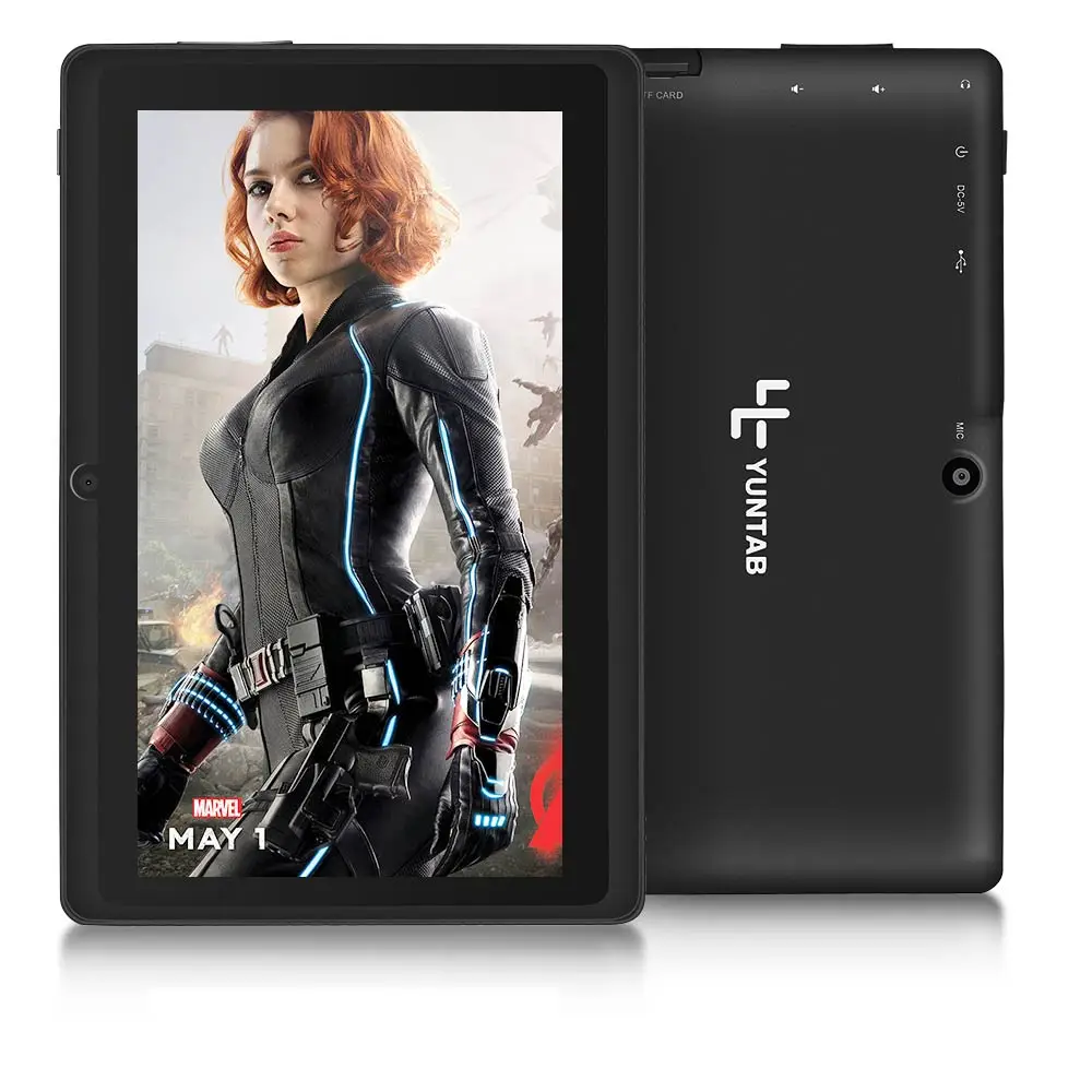 Yuntab New Cheap 7 inch Q88 Allwinner A33 Quad Core Tablet PC Capacitive Screen Android 4.4 512M 8GB Dual camera
Yuntab New Cheap 7 inch Q88 Allwinner A33 Quad Core Tablet PC Capacitive Screen Android 4.4 512M 8GB Dual camera