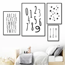 Alphabet Numbers Arrow Black White Wall Art Canvas Painting Nordic Posters And Prints Wall Pictures Baby Kids Room Nursery Decor
Alphabet Numbers Arrow Black White Wall Art Canvas Painting Nordic Posters And Prints Wall Pictures Baby Kids Room Nursery Decor