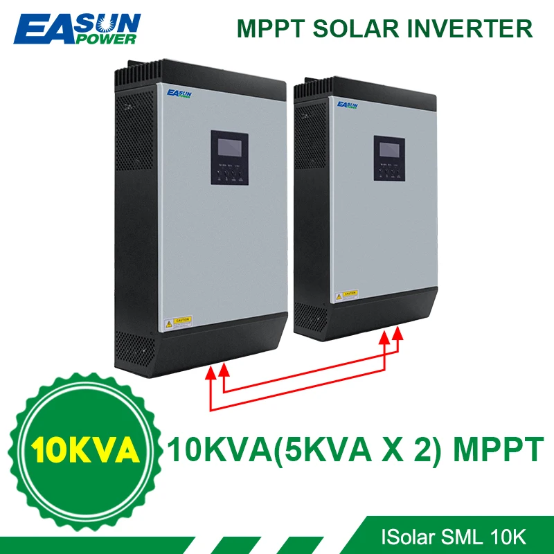 EASUN POWER 8000W Solar Inverter 60A MPPT 10KVA Off Grid Inverter 48V 220V Pure Sine Wave Hybrid Inverter 60A Battery Charger
EASUN POWER 8000W Solar Inverter 60A MPPT 10KVA Off Grid Inverter 48V 220V Pure Sine Wave Hybrid Inverter 60A Battery Charger