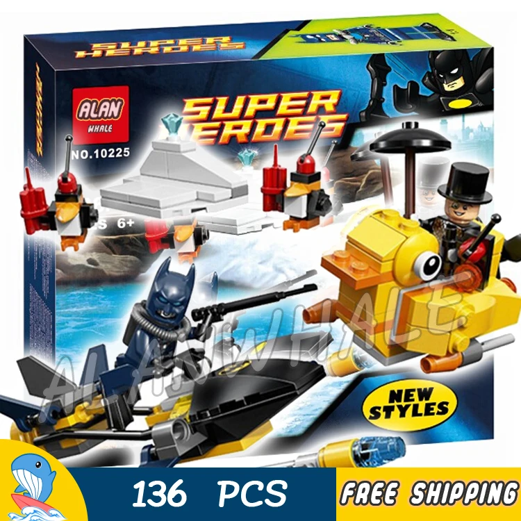 136pcs Super Heroes Batman Moive The Penguin Face Off 10225 Figure Building Blocks Toy exclusive Scuba Compatible With LegoING
136pcs Super Heroes Batman Moive The Penguin Face Off 10225 Figure Building Blocks Toy exclusive Scuba Compatible With LegoING