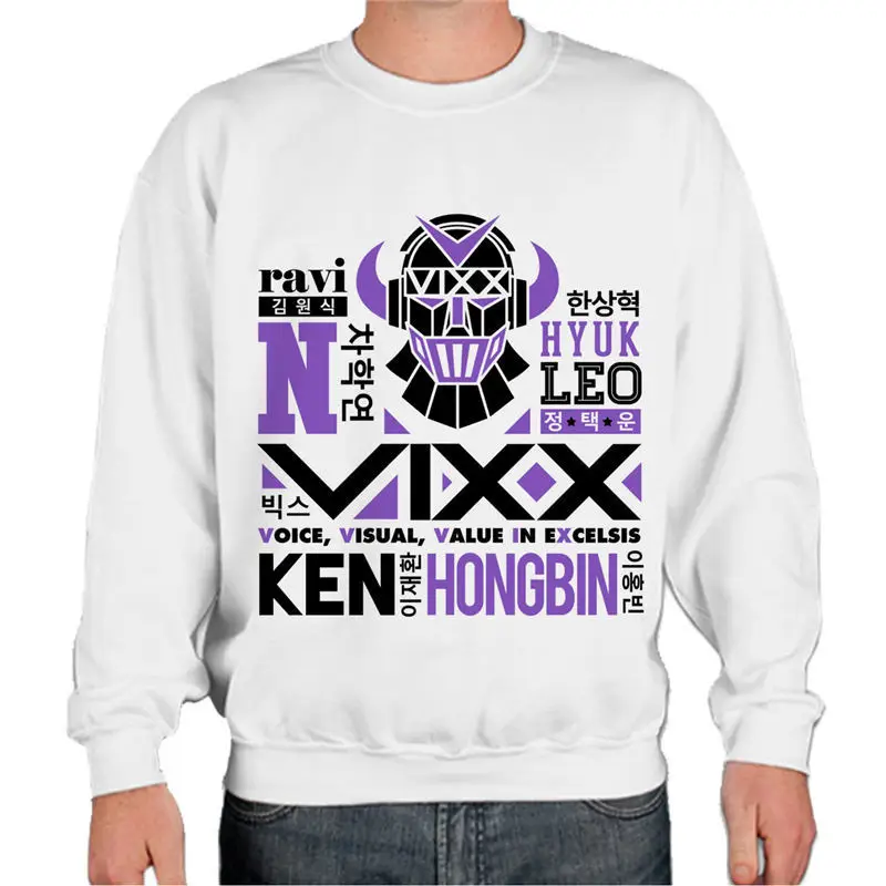 Kpop VIXX NEW Fashion Men/Women Brand Leisure Printed Hoodie Sweatshirts Casual male Hooded sudaderas Hoody moletom HDM1425
Kpop VIXX NEW Fashion Men/Women Brand Leisure Printed Hoodie Sweatshirts Casual male Hooded sudaderas Hoody moletom HDM1425