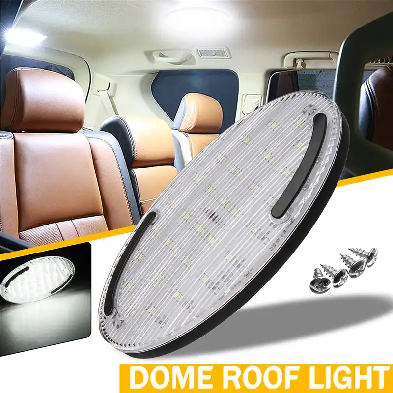 12w 30led Car Interior Dome Light Auto 12v Interior Led Roof