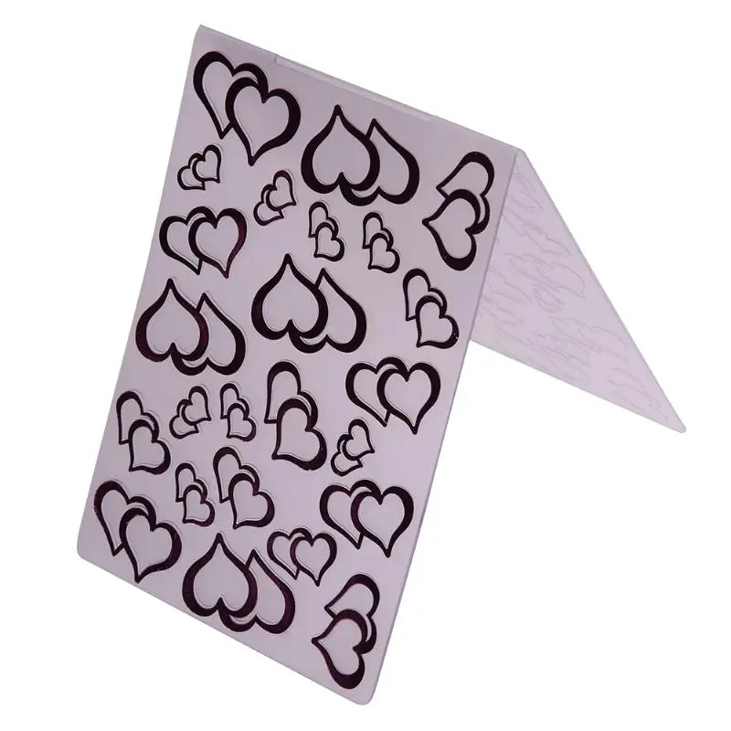 Heart Patterns Plastic Cutting Dies Stencil DIY Scrapbook Album Embossing Folder Paper Card Craft Photo Decor Embossing Folder
Heart Patterns Plastic Cutting Dies Stencil DIY Scrapbook Album Embossing Folder Paper Card Craft Photo Decor Embossing Folder