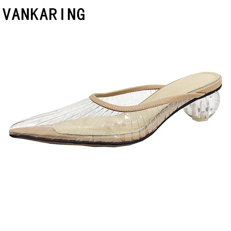 fashion transparent PVC and heel summer party dress slipper leather sandals women casual dress mules sling back high heels pumps
fashion transparent PVC and heel summer party dress slipper leather sandals women casual dress mules sling back high heels pumps