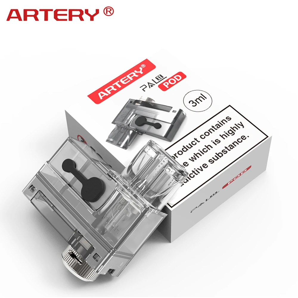 Original Artery PAL II Pod Cartridge 3ml Capacity For Artery PAL II Kit Starter Kit Electronic Cigarette Replacement Pod
Original Artery PAL II Pod Cartridge 3ml Capacity For Artery PAL II Kit Starter Kit Electronic Cigarette Replacement Pod