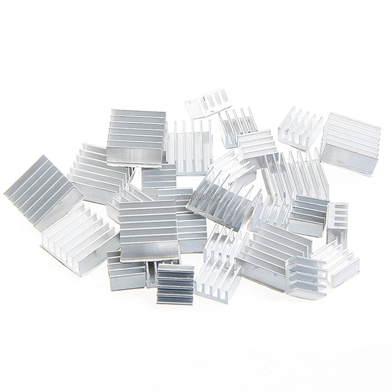 10Pcs Heatsink Fans Pure Aluminum Heat Sink For Cooling Pi 2 For Raspberry Pi 3 May
10Pcs Heatsink Fans Pure Aluminum Heat Sink For Cooling Pi 2 For Raspberry Pi 3 May