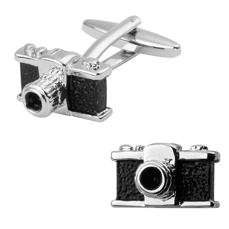 French fashion jewelry black camera men cufflinks photographer shirt sleeve cuff links
French fashion jewelry black camera men cufflinks photographer shirt sleeve cuff links
