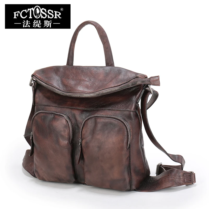 FCTOSSR 14 inch Laptop School Bags Retro First Layer of Leather Women Backpack 2019 Lady Shoulder Bag Outdoor Back Packs
FCTOSSR 14 inch Laptop School Bags Retro First Layer of Leather Women Backpack 2019 Lady Shoulder Bag Outdoor Back Packs