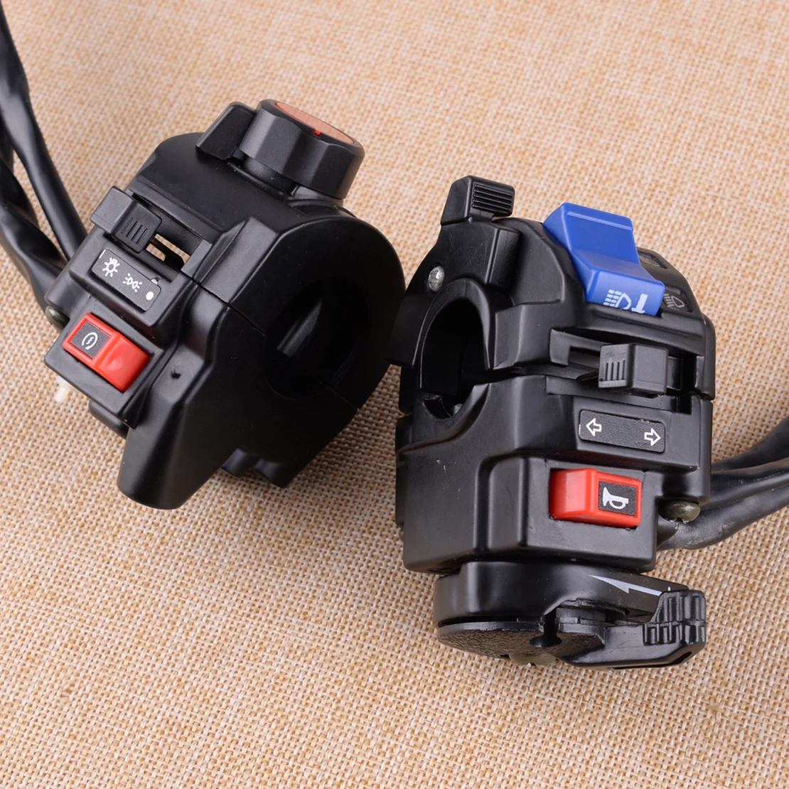 CITALL High Quality 1 Pair Motorcycle 7/8" Handlebar Handlebar Control Headlight Horn Turn Signal Light Start Switch 12V DC
CITALL High Quality 1 Pair Motorcycle 7/8" Handlebar Handlebar Control Headlight Horn Turn Signal Light Start Switch 12V DC