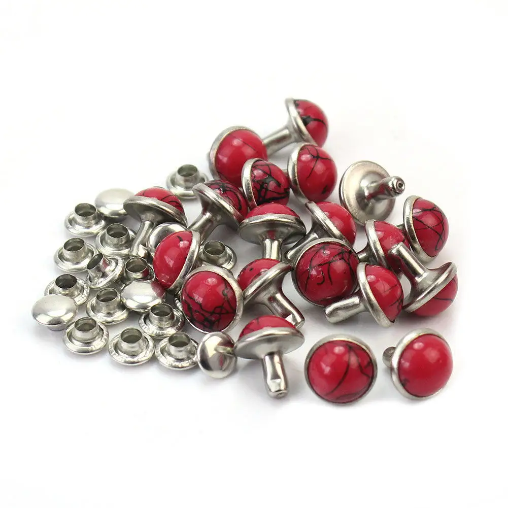 20Pcs Round Red Resin Stud Rivets Spike Punk DIY Craft Decoration Shoes Bags Clothing Rivets Spikes decorate
20Pcs Round Red Resin Stud Rivets Spike Punk DIY Craft Decoration Shoes Bags Clothing Rivets Spikes decorate
