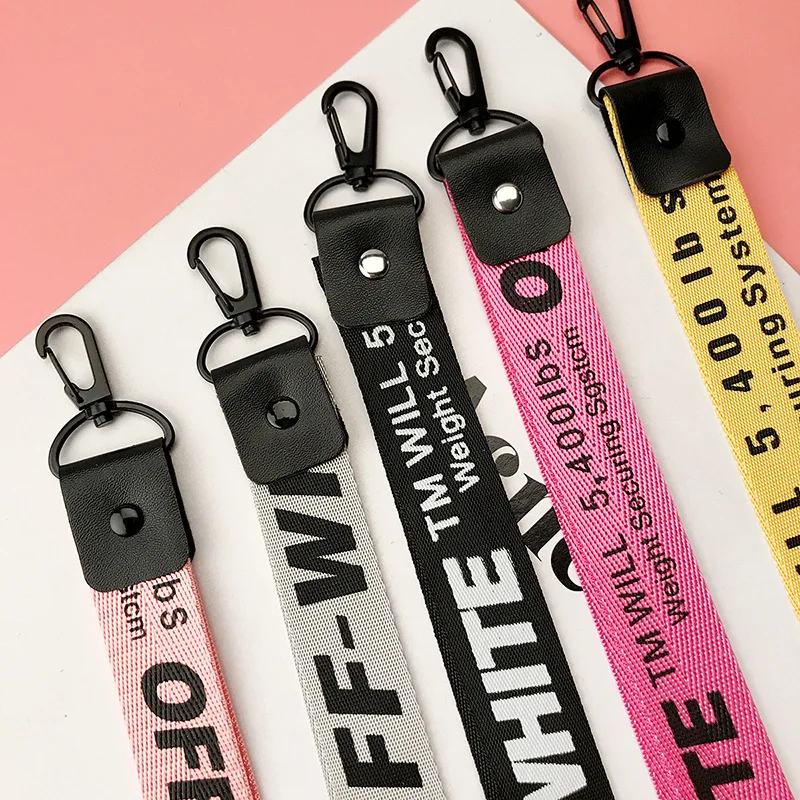 Off White Ribbon Keychain Women Phone Case Wallet key chain porte clef For Bag Key ring llaveros mujer sleutelhanger Chaveiro
Off White Ribbon Keychain Women Phone Case Wallet key chain porte clef For Bag Key ring llaveros mujer sleutelhanger Chaveiro